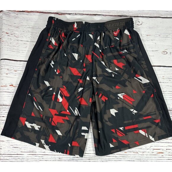 Under Armour Boys Shorts Youth XL Loose Athletic Sports Basketball Gym Print - Picture 7 of 10
